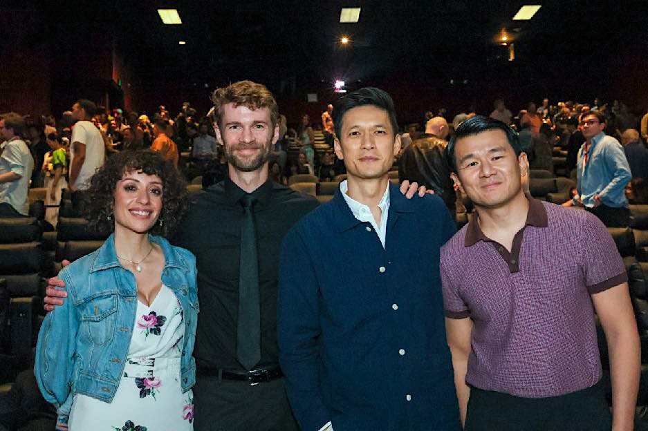 Rosaline Elbay, Chris Hartwell, Harry Shum Jr. and Ronny Chieng at the premiere